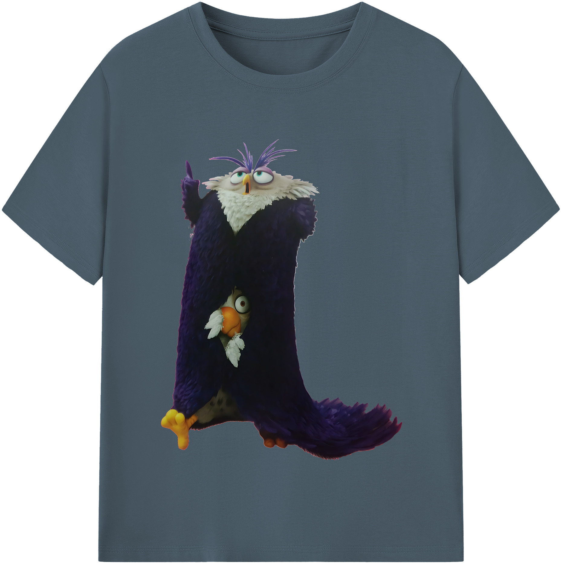 （画像用） Angry Birds アングリーバード 綿100％半袖Tシャツ（フロントプリント）